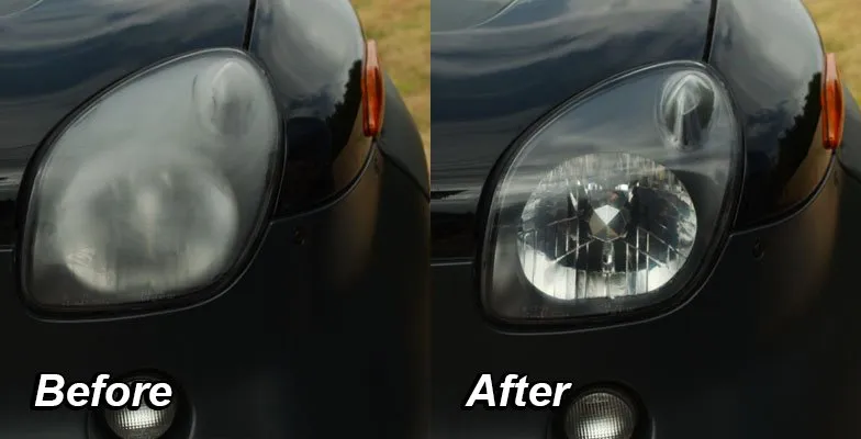 headlightbeforeandafter5 Headlight restore before and after